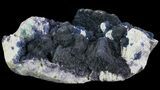 Deep Blue Fluorite Crystals - China #64111-1